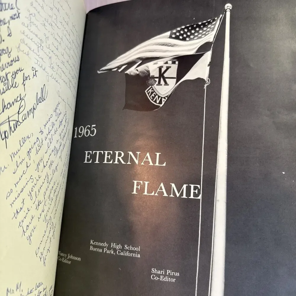 1965 Buena Park, California CA - KENNEDY Highschool yearbook 